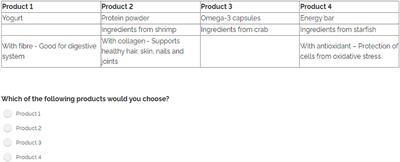 Identifying consumer openness to new ingredients: A conjoint study on consumer segments in the UK